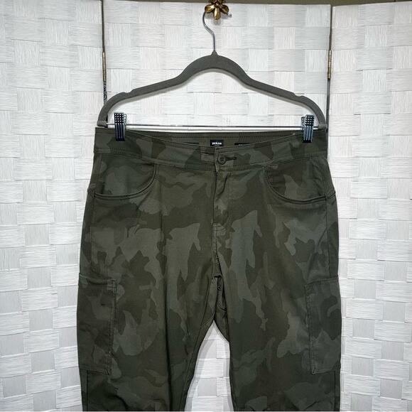 Prana Women’s Halle Jogger II Size 6 Sage Camo Tapered Athletic Bottoms Outdoor - Picture 13 of 13